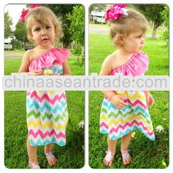 2013 hot sell ! Fashion girls dresses,stripe dress for girl,children clothing rainbow dresses
