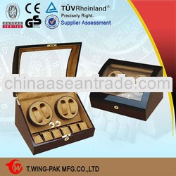 Luxury double classical wooden watch winder
