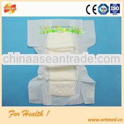 PE film backsheet soft and breathable baby diaper