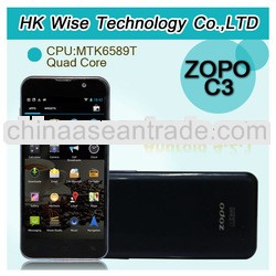 ZOPO C3 5 inch FHD MTK6589T android smartphone 1.5GHz 1GB/16GB android 4.2 dual sim
