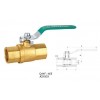 Golden Brass Ball Valve G1/2"