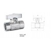 Silver ball valve G1/2