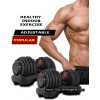 Adjustable Dumbbell Exercise