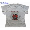 Xcending customized lady's dry fit t-shirt eyelet fabric