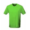 Unisex T-shirt lime green white