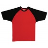 Unisex T-shirt black red
