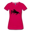 Chinese Horse Women's T-shirts Brown Pony