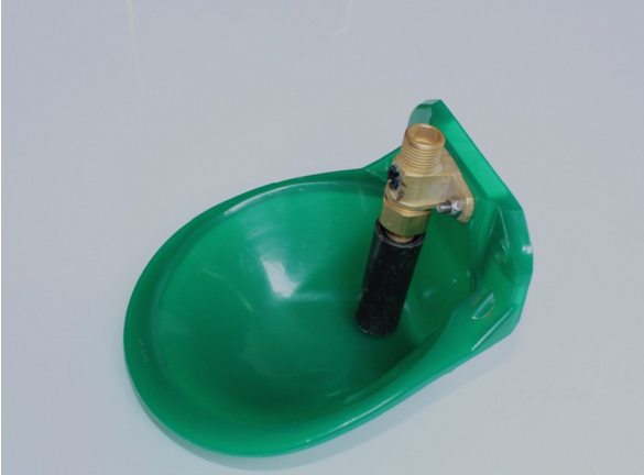 塑料绿色羊用饮水碗