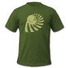 9Foutains - Blank,100%Cotton,High Quality, Well Designed, Green Vintage Men's T-shirts