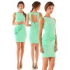 Spelling Side Peplum Dress