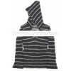 striped hoodie sweater