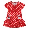 Polka Dots Rabbit Printing T-shirt