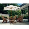 processing Outdoor Umbrella and relax chair