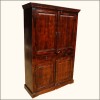 processing mahogany clothes closet