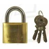 Tri-Circel Brass And Iron Padlock