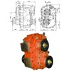 Gearbox for wheeled vehicles