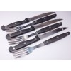 6pcs cutlery with rivted