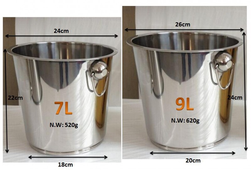 7L 9L bucket