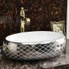 ceramic slivery wash basin
