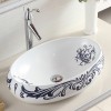oval color basin