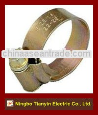 0.9mm band thickness non perforated high pressure british standard hose clamp