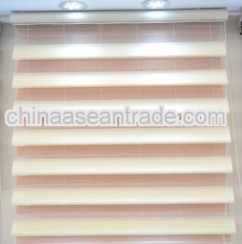 100% polyester Peacock blinds / double layer blinds / Roman blinds