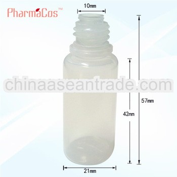 10ml PE thin dropper bottle used for e-cigare with childproof cap
