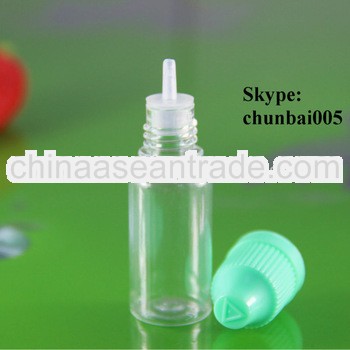 10ml dropper bottles with childproof with braille triangle with TUV and SGS certificate