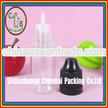 10ml pet plastic dropper bottles with childproof with braille triangle with TUV and SGS certificate