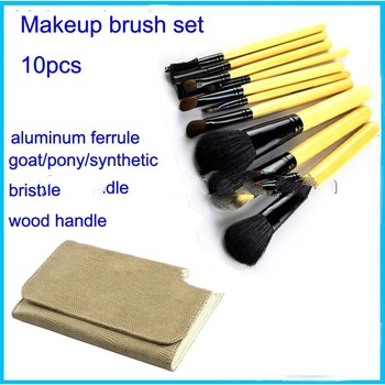 10pcs Brushes Makeup/Brush Makeup Set/Cosmetic Brush Black