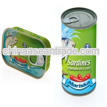 125g good taste and low price canned sardine fish