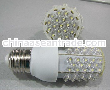 12V/24VDC LED corn bulb E27 6W 102 leds cool white