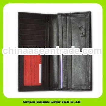 13243 Newest design genuine leather business card wallet