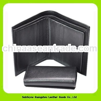 13246 Fashion and stylish brand genuine leather wallets for men
