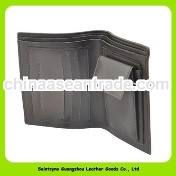 13326 Top cowhide leather smart mens wallet