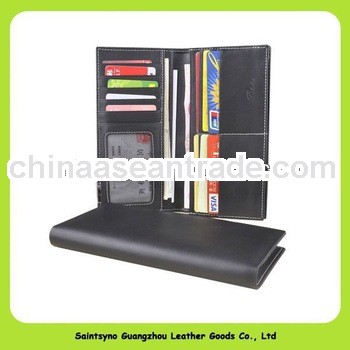 13333 Classic design genuine leather large mens wallets