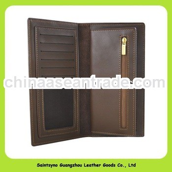 13340 Brown genuine leather wallet for man