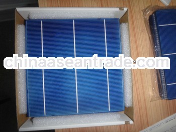 156*156mm polycrystalline silicon solar cells 4.0-4.28W for solar panels