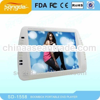 15Inch Portable Boombox DVD Player with TV tuner