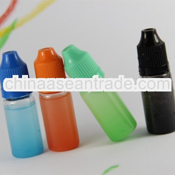 18ml PET vapor oil bottle with long thin tip and TUV/SGS certificates