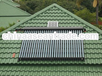 18tube Solar Water Heater Collector, Heat Pipe Vacuum Tube Solar Collector