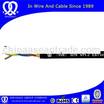1*10mm2 NYY Cable,PVC Insulated PVC Jacket Power Cable