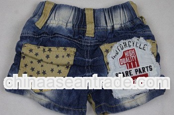 2012 Special design kids short jeans