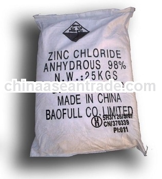 2012 the best quality and lower price for Zinc Chloride 93%