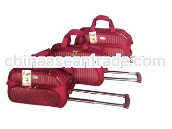 2013 3pcs trolley bag with 1680D jacquard