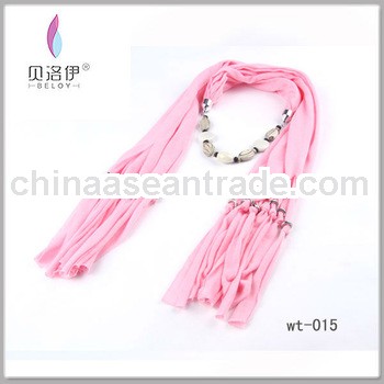 2013 Autumn Fashion Cotton Scarf with Frayed Edge Jewelry