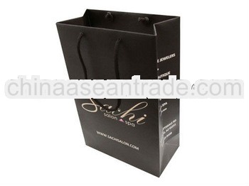 2013 Black Luxury paper bag Jewellery Paper Bag