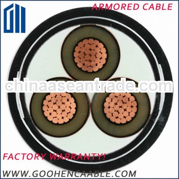 2013 Hot Sale! XLPE Insulated PVC/PE Sheath STA Armored 3C 70mm2 Power Cable Price