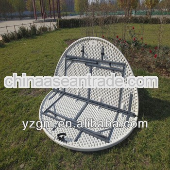 2013 Hot Sell Modern and Cheap round plastic folding table