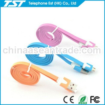 2013 Hot Selling mobile phone micro usb charger cable for iphone 5